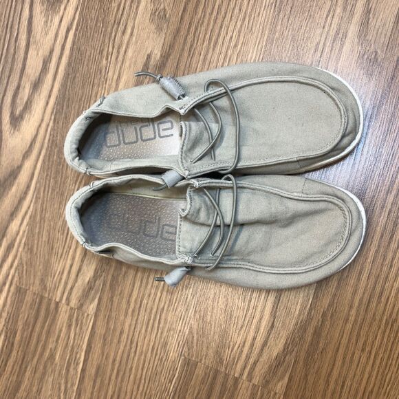 Hey Dude Women's Wendy Grey/beige Size 8 Slip On Comfort - Picture 6 of 9